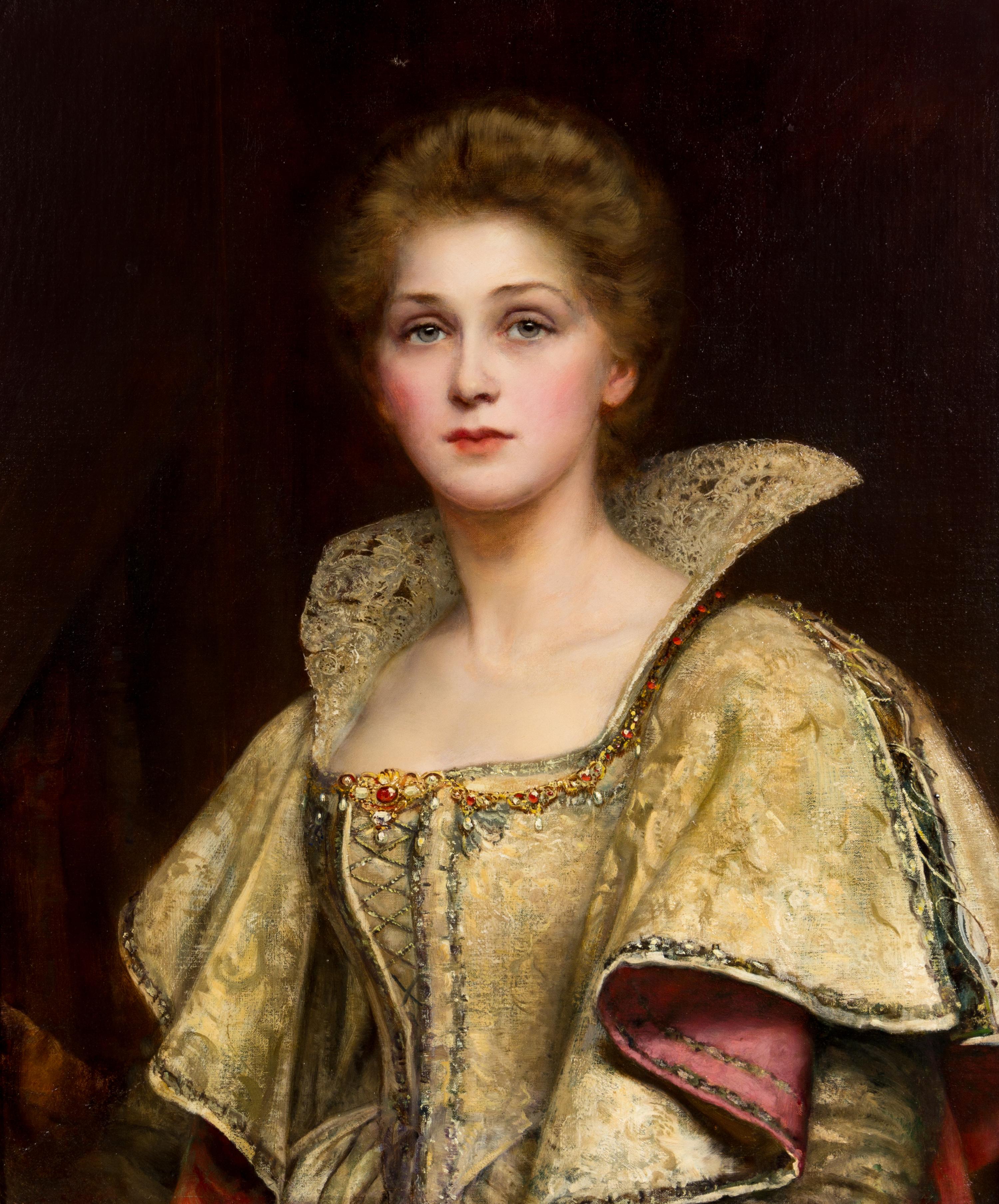 William Clarke Wontner, (British, 1857–1930), Portrait of Amy Robsart