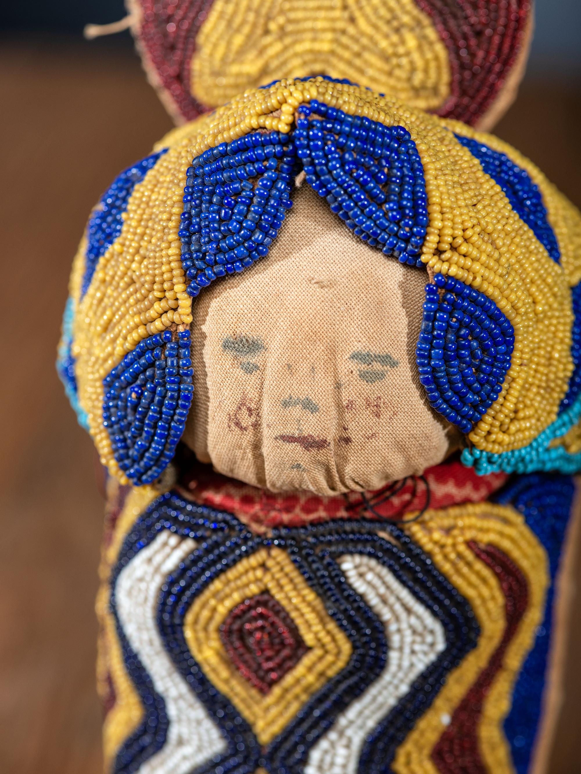 Umatilla Beaded Doll Cradle