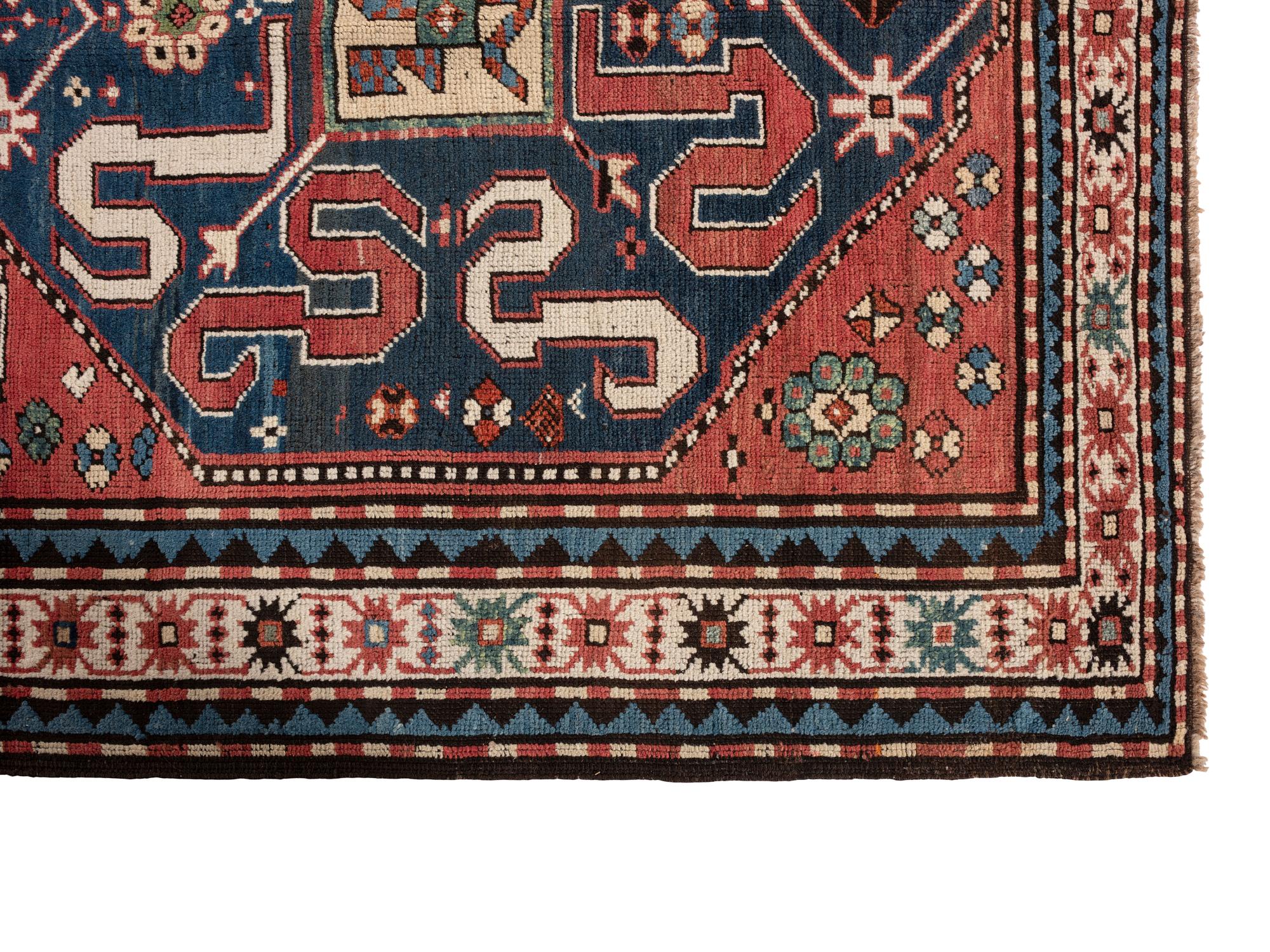 A Cloudband Kazak Rug