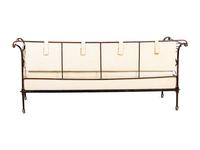 An Empire Style Wrought Iron Daybed