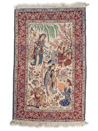 A Persian Silk Rug
