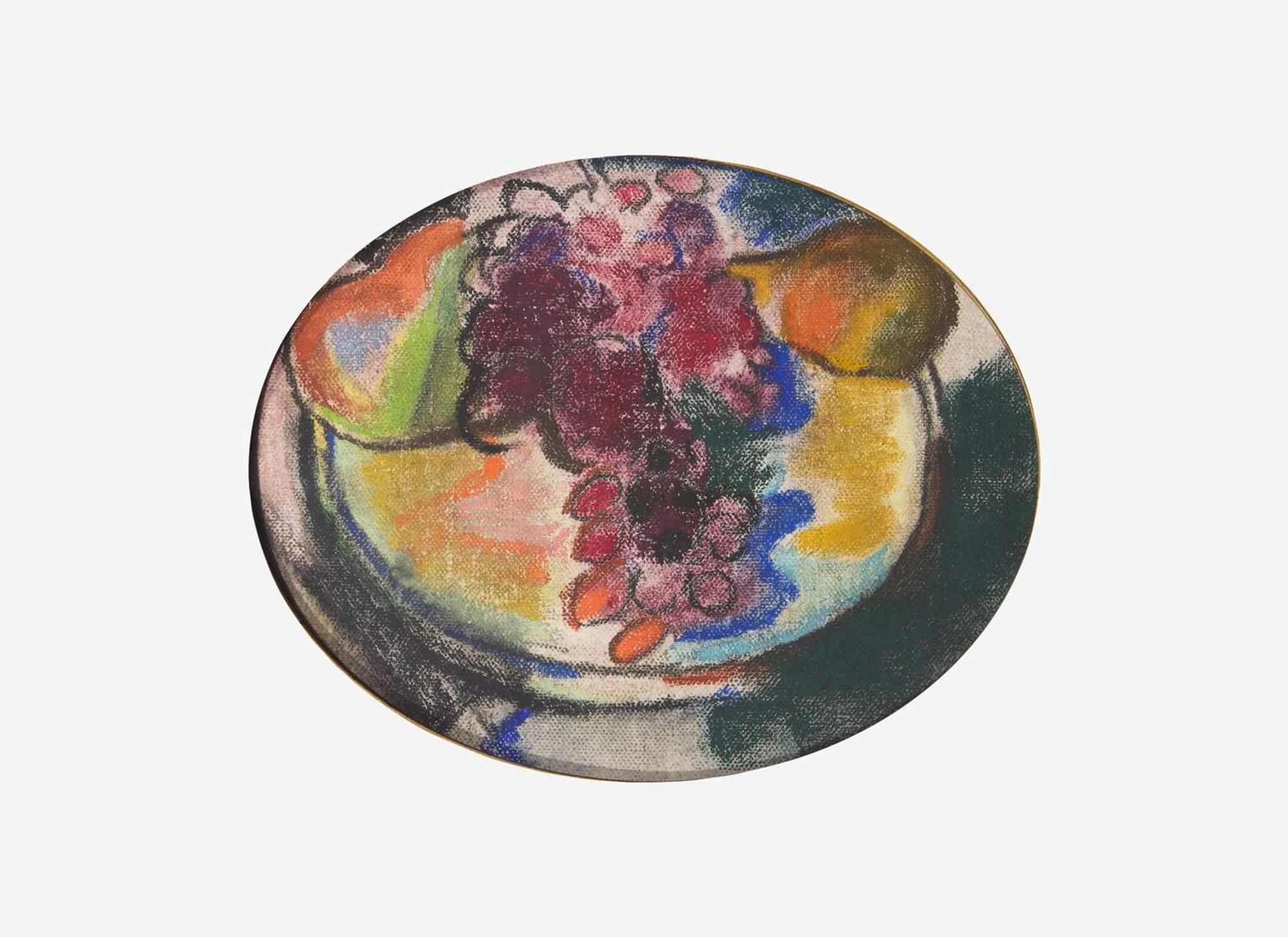 Arthur Beecher Carles (American, 1882-1952) - Fruit (Fruit on a Round Table)