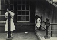 Louis Stettner (1922-2016) New York (Girl and lamp post), 1952-1959