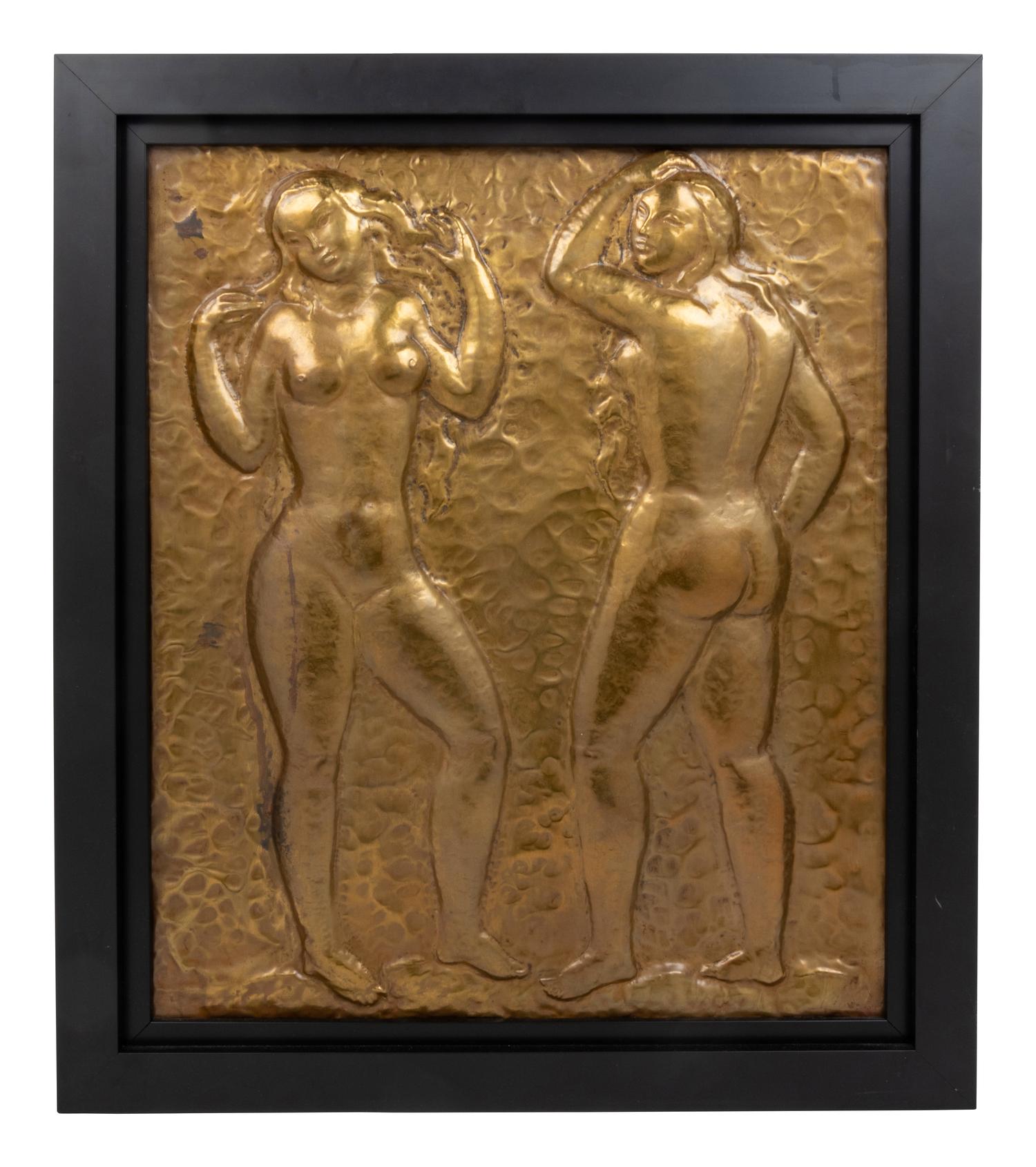 Three Figurative Plaques