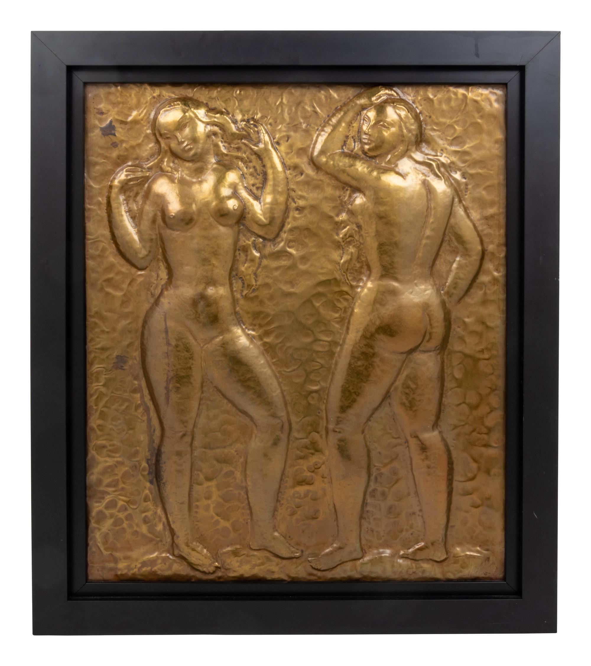 Three Figurative Plaques