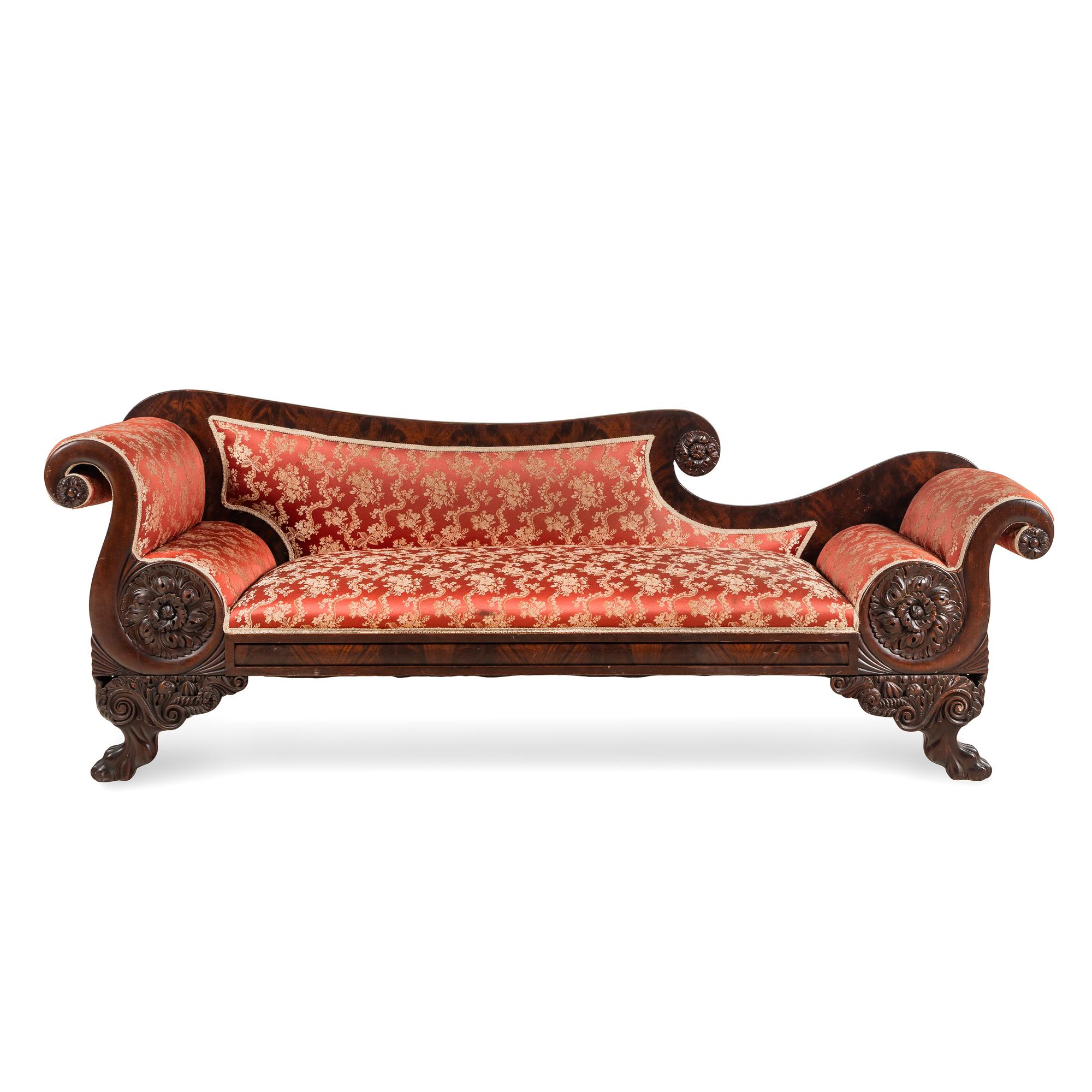 A Classical Mahogany Recamier