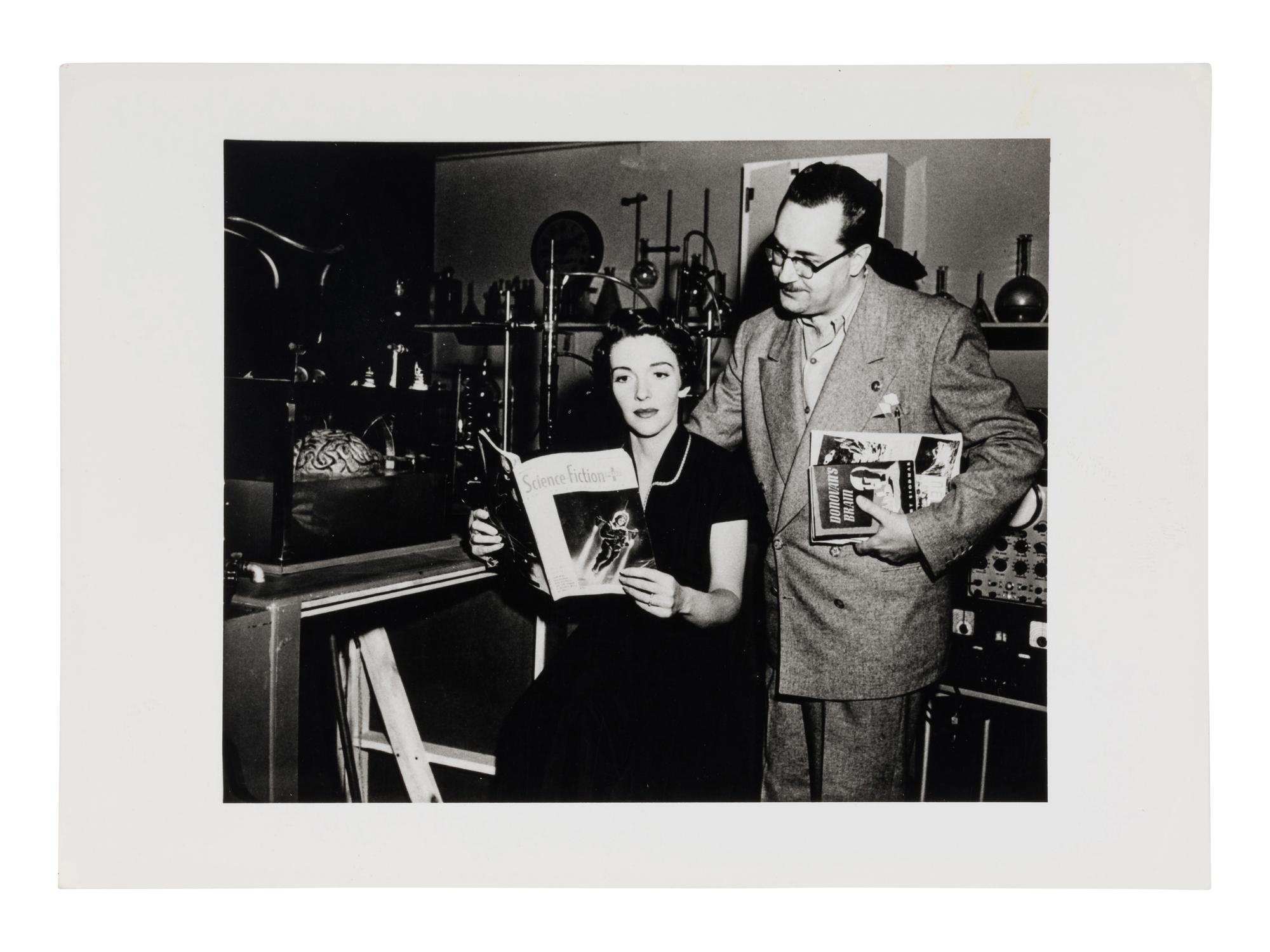 [ACKERMAN, FORREST J. (1916-2008)]. A large archive of photographs from the personal collection of Forrest J. Ackerman, including many inscribed photographs from various authors and celebrities.