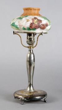 A Pairpoint Puffy Table Lamp, Height 14 1/2 inches.