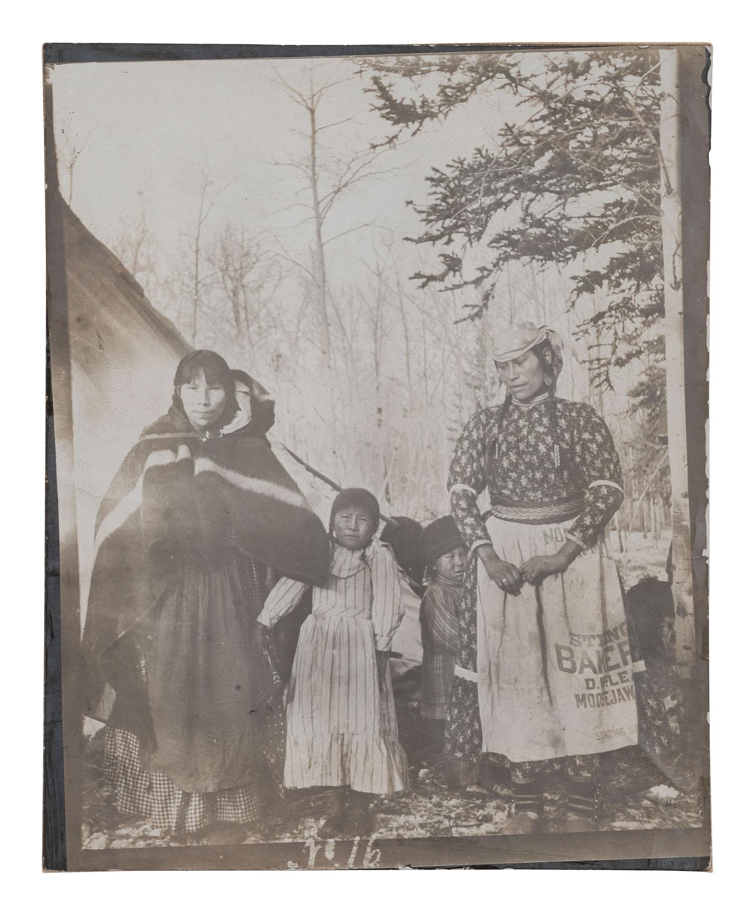 [NATIVE AMERICANS]. A group of 34 silver gelatin photographs of Native American subjects.