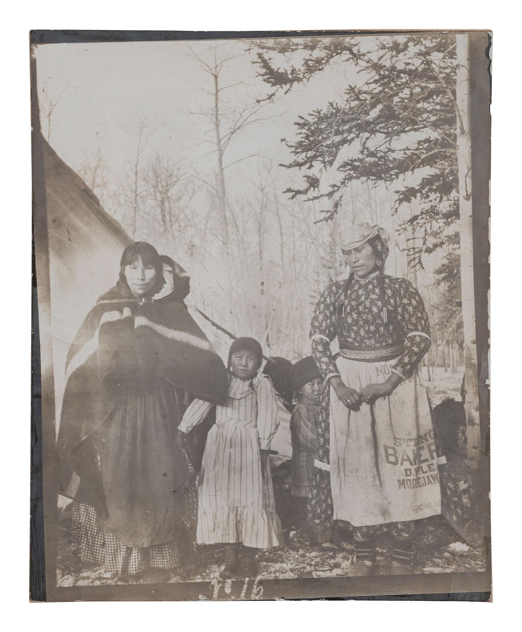 [NATIVE AMERICANS]. A group of 34 silver gelatin photographs of Native American subjects.