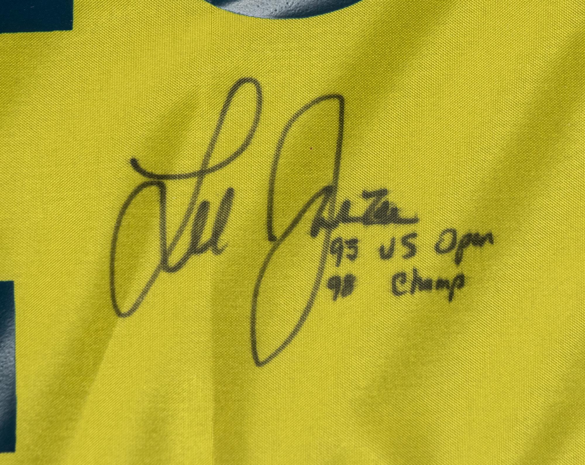 A Group of 4 1998 Golf Majors Signed Autograph Flags,