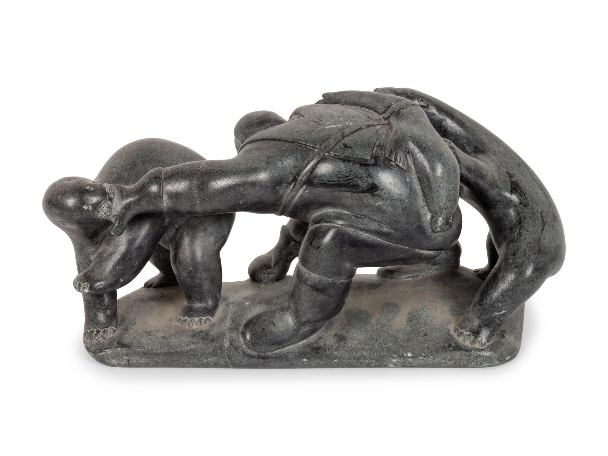 Four Inuit Soapstone Carvings