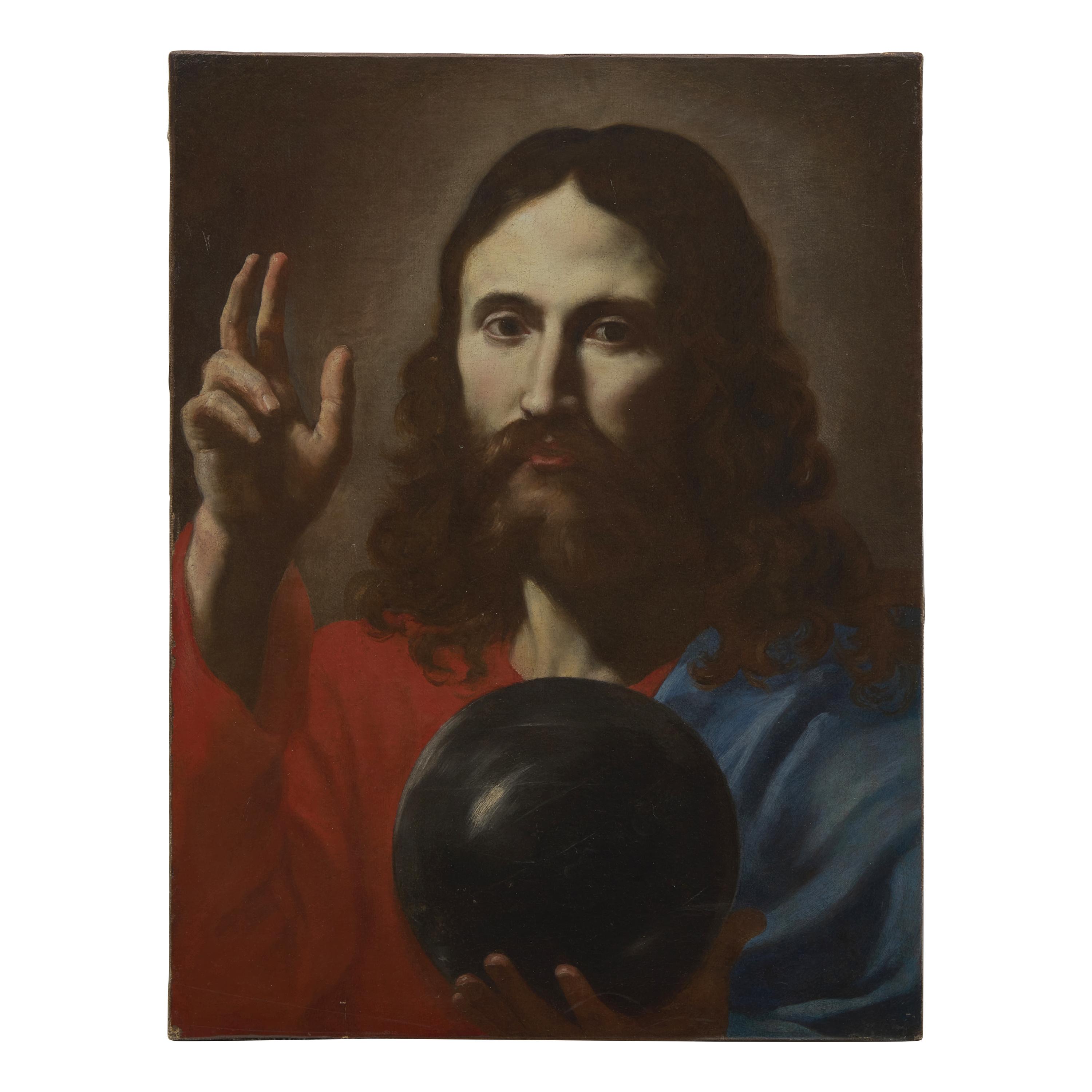 French School, 17th Century — Salvator Mundi