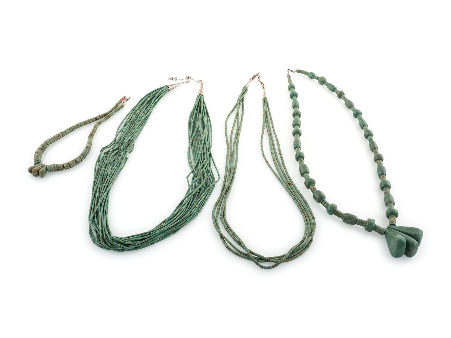 Pueblo Turquoise Necklaces