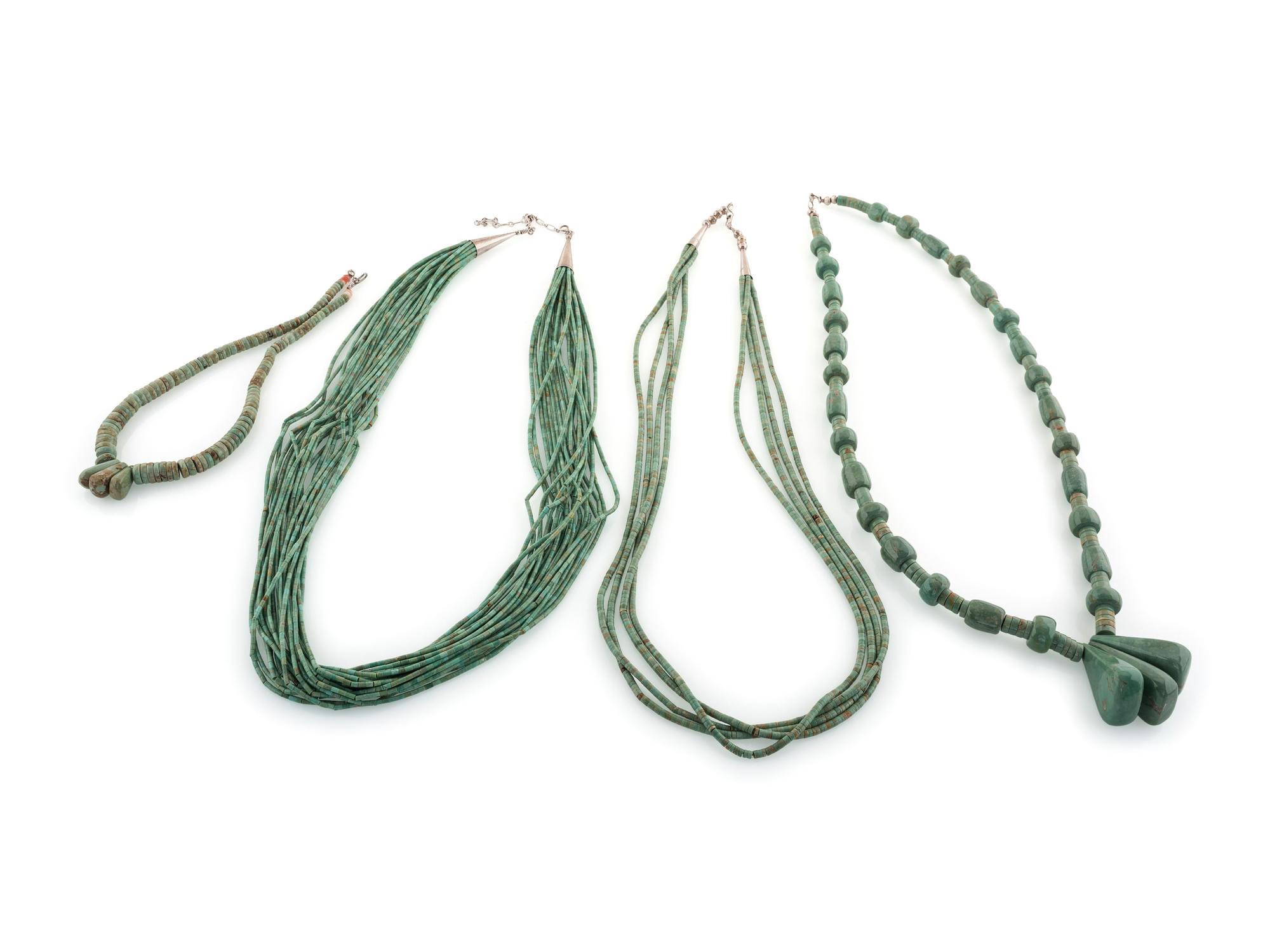 Pueblo Turquoise Necklaces