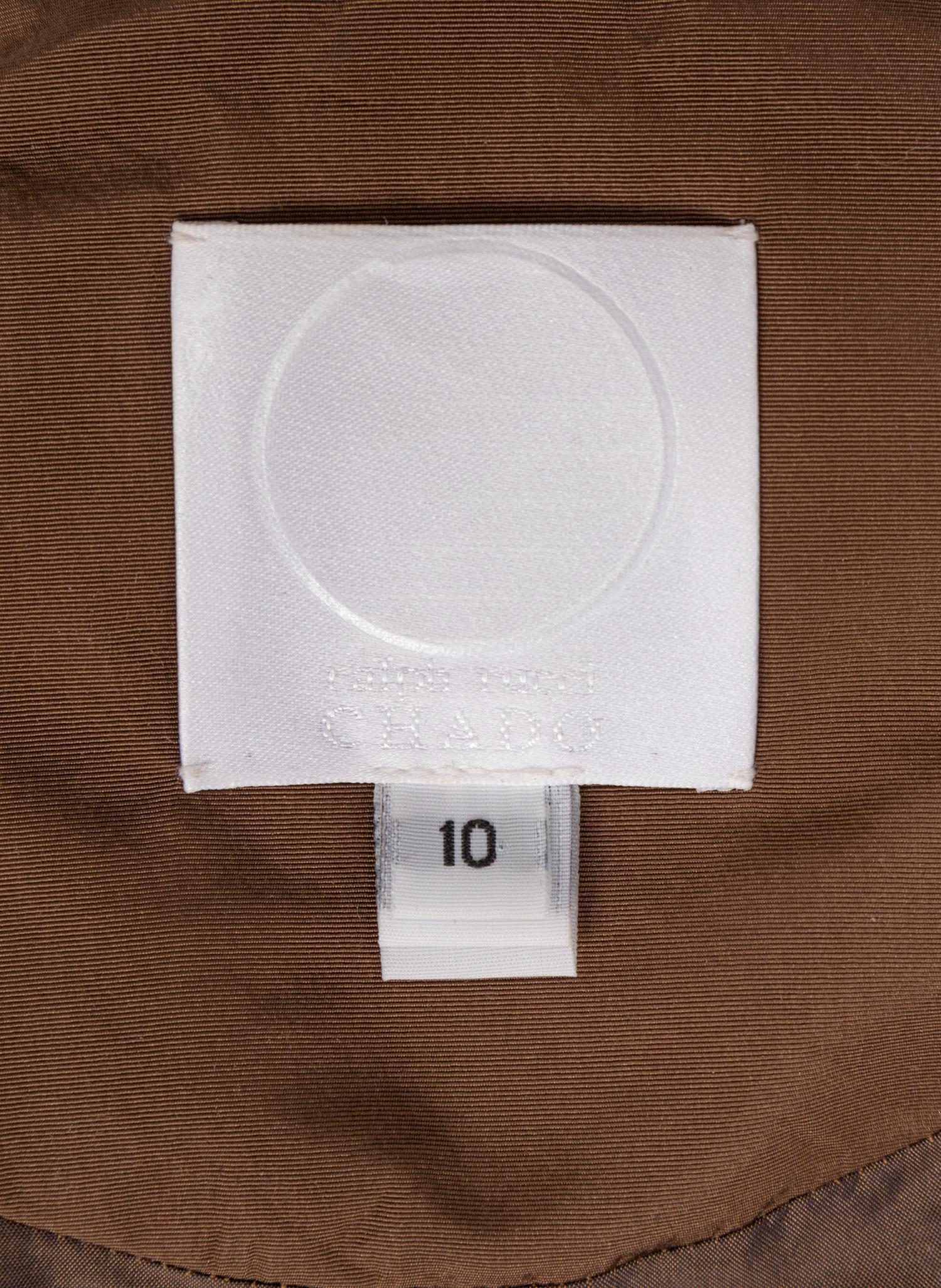 Chado Ralph Rucci Belted Silk Jacket