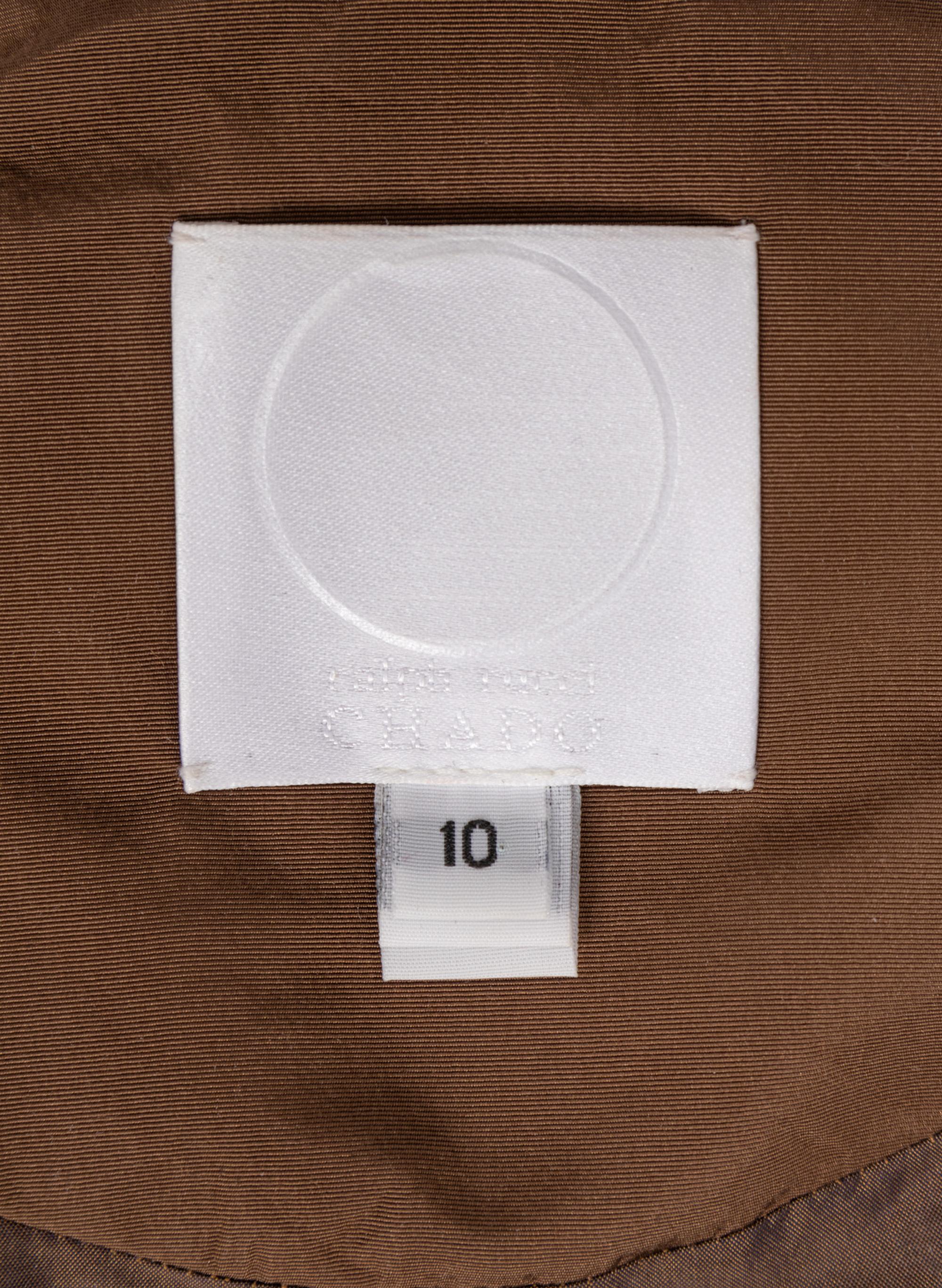 Chado Ralph Rucci Belted Silk Jacket