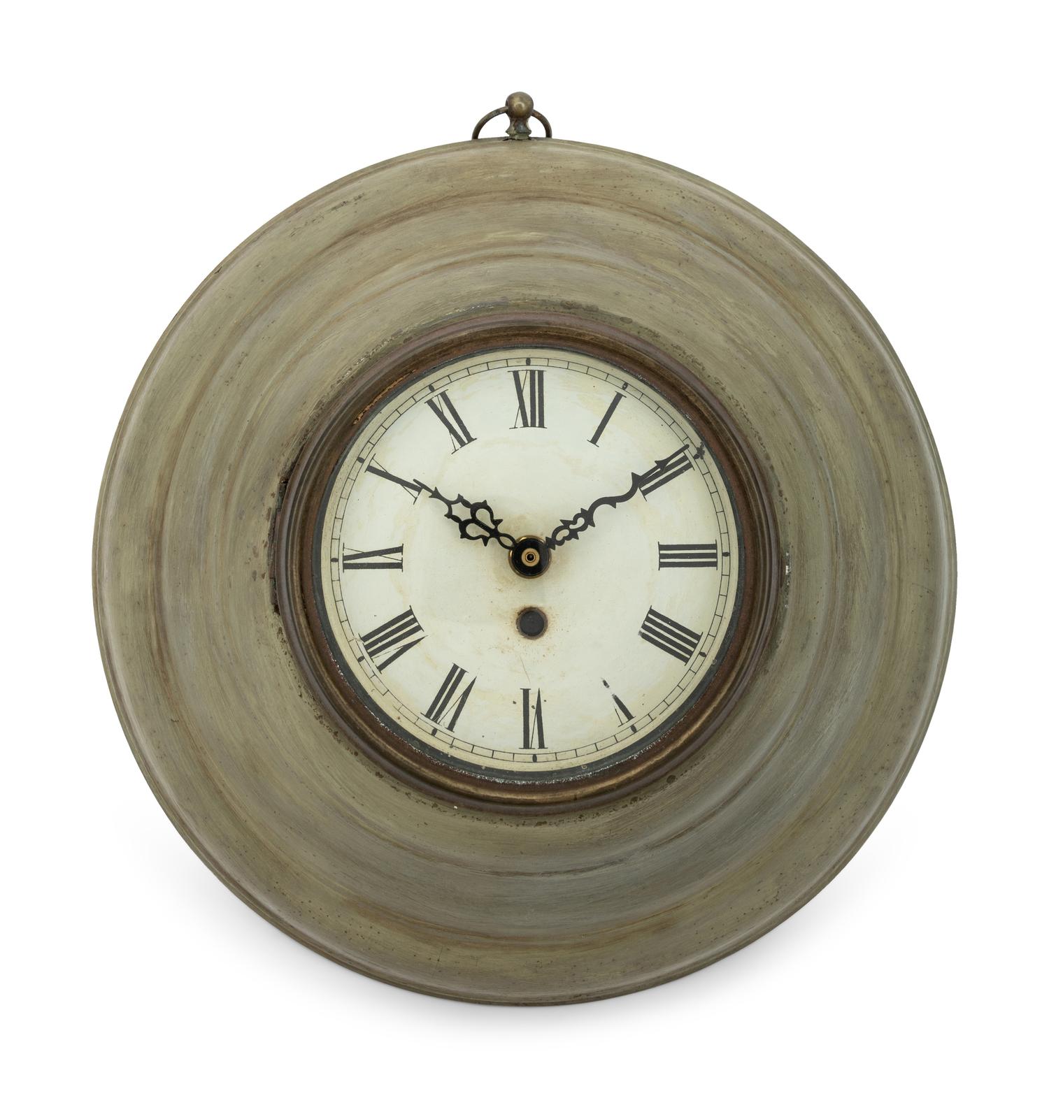 A French Tole Wall Clock