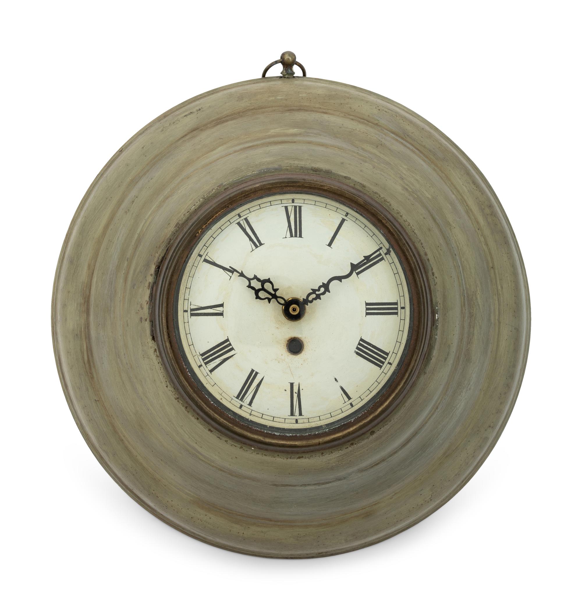 A French Tole Wall Clock
