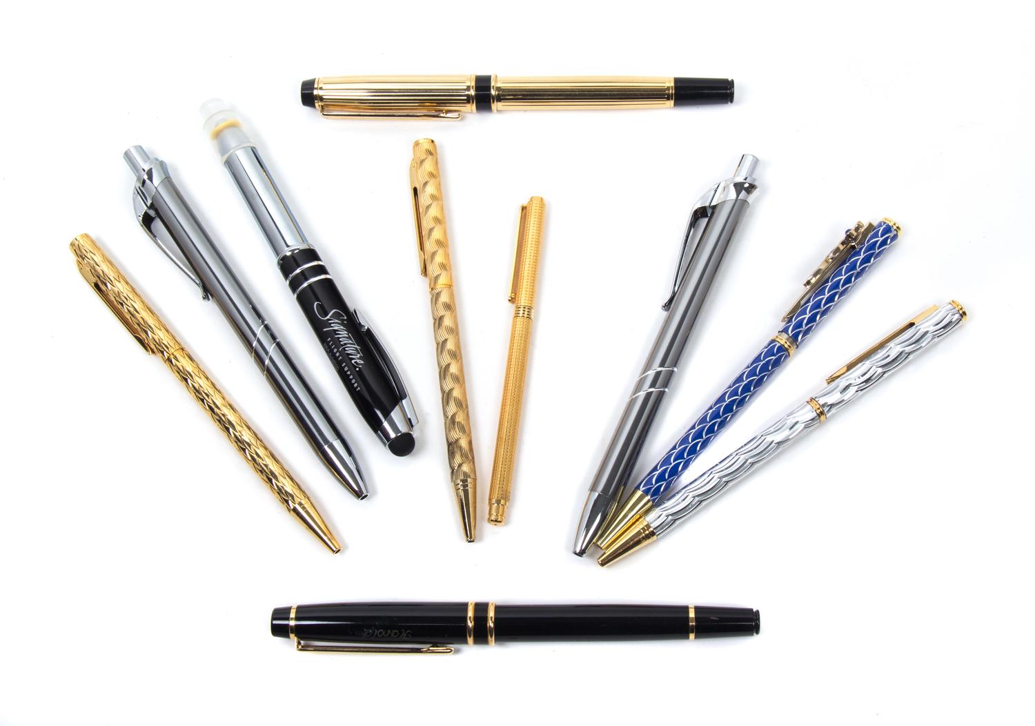 An Assortment of Writing Pens,