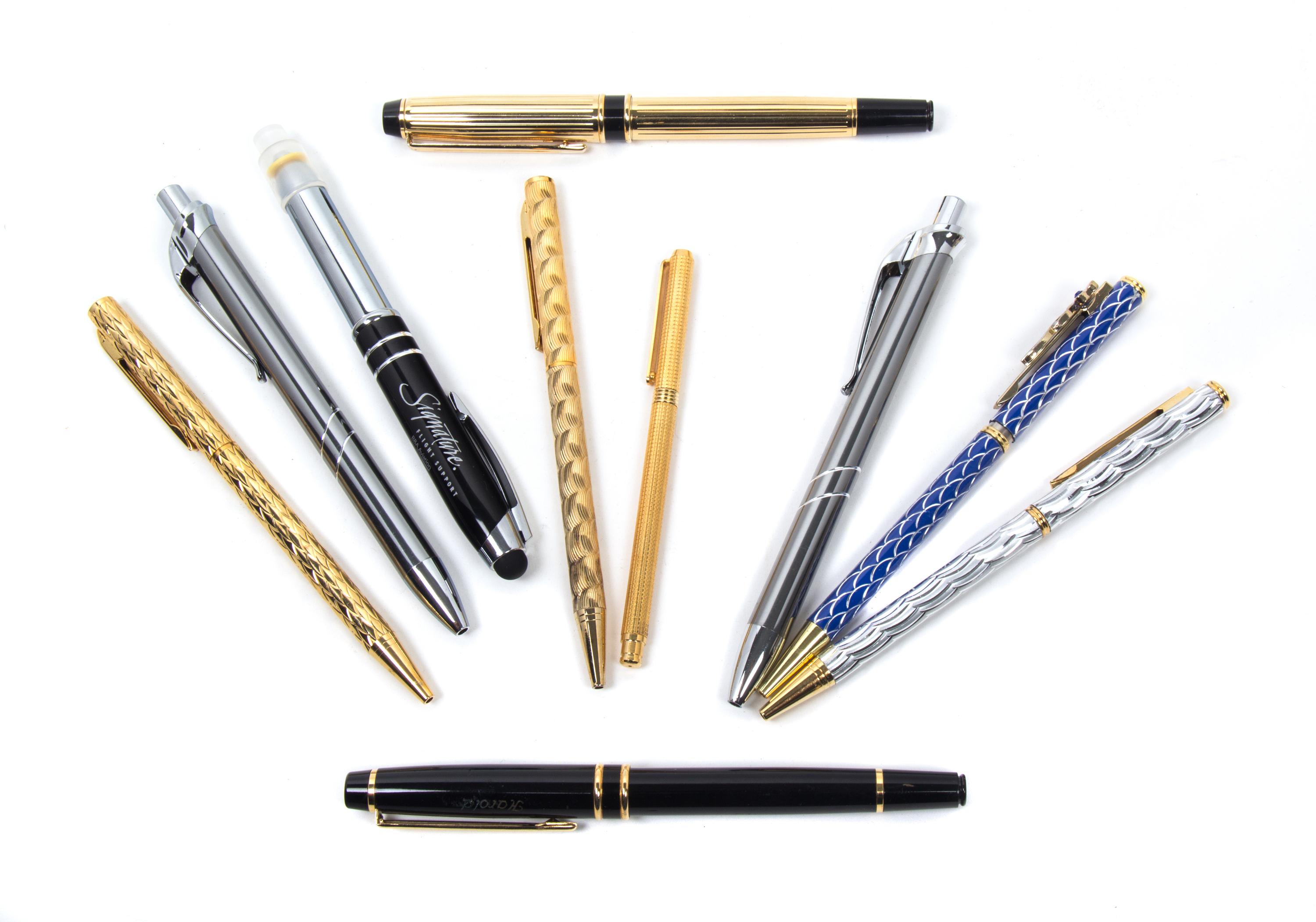 An Assortment of Writing Pens,
