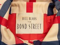 Bill Blass, Windowpane Check Coat, 1960's