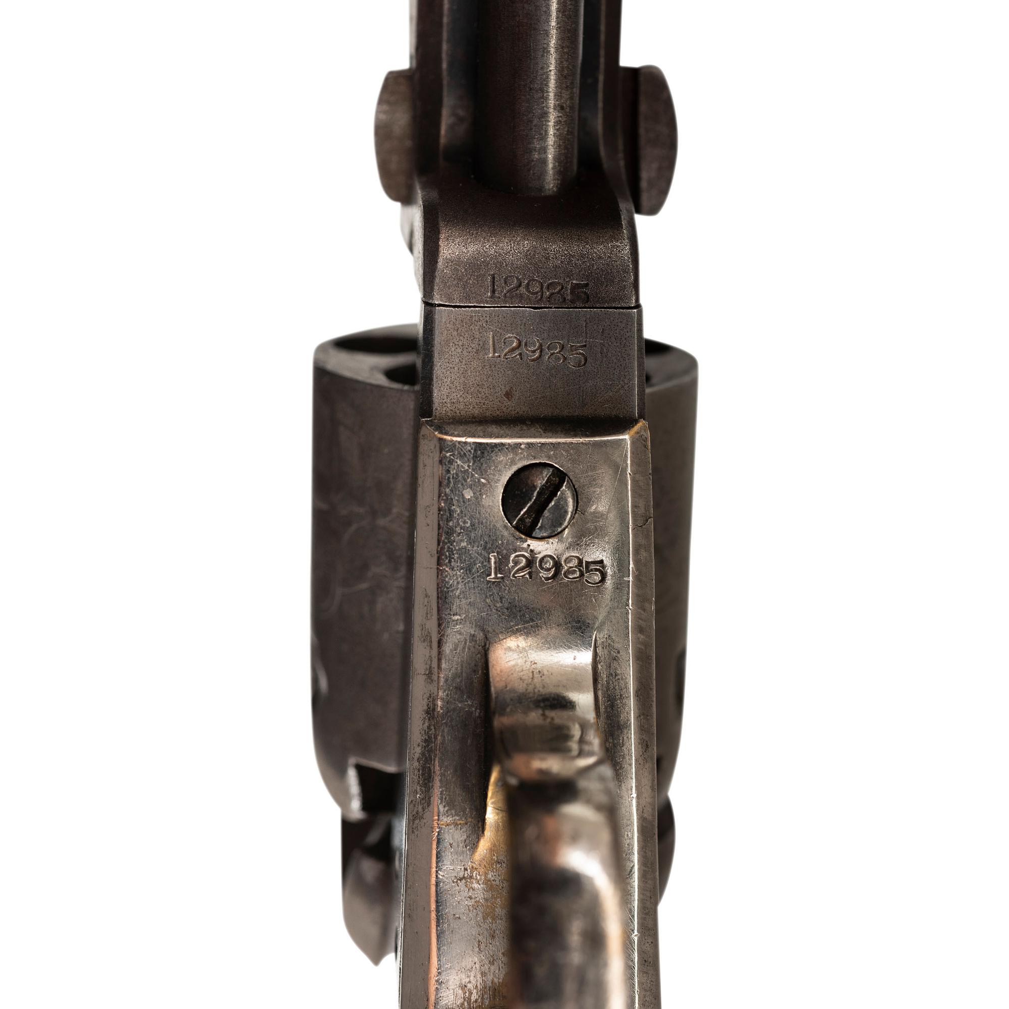 Colt Model 1849 "Square Back" Pocket Model or "Baby Dragoon with Loading Lever" Revolver