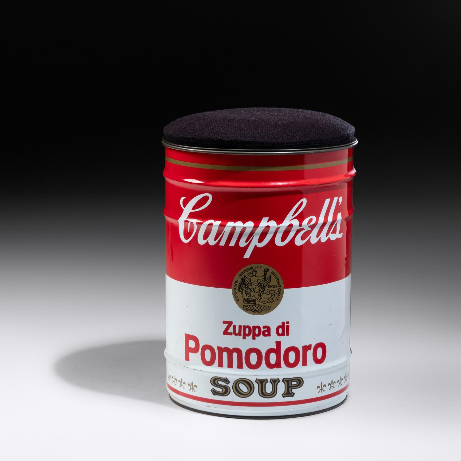 'Tribute to Andy Warhol' Stool, c. 1973 Ultramobile Simon, Italy