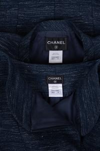 Chanel Tweed Double Breasted Skirt Suit, 1990-2000s