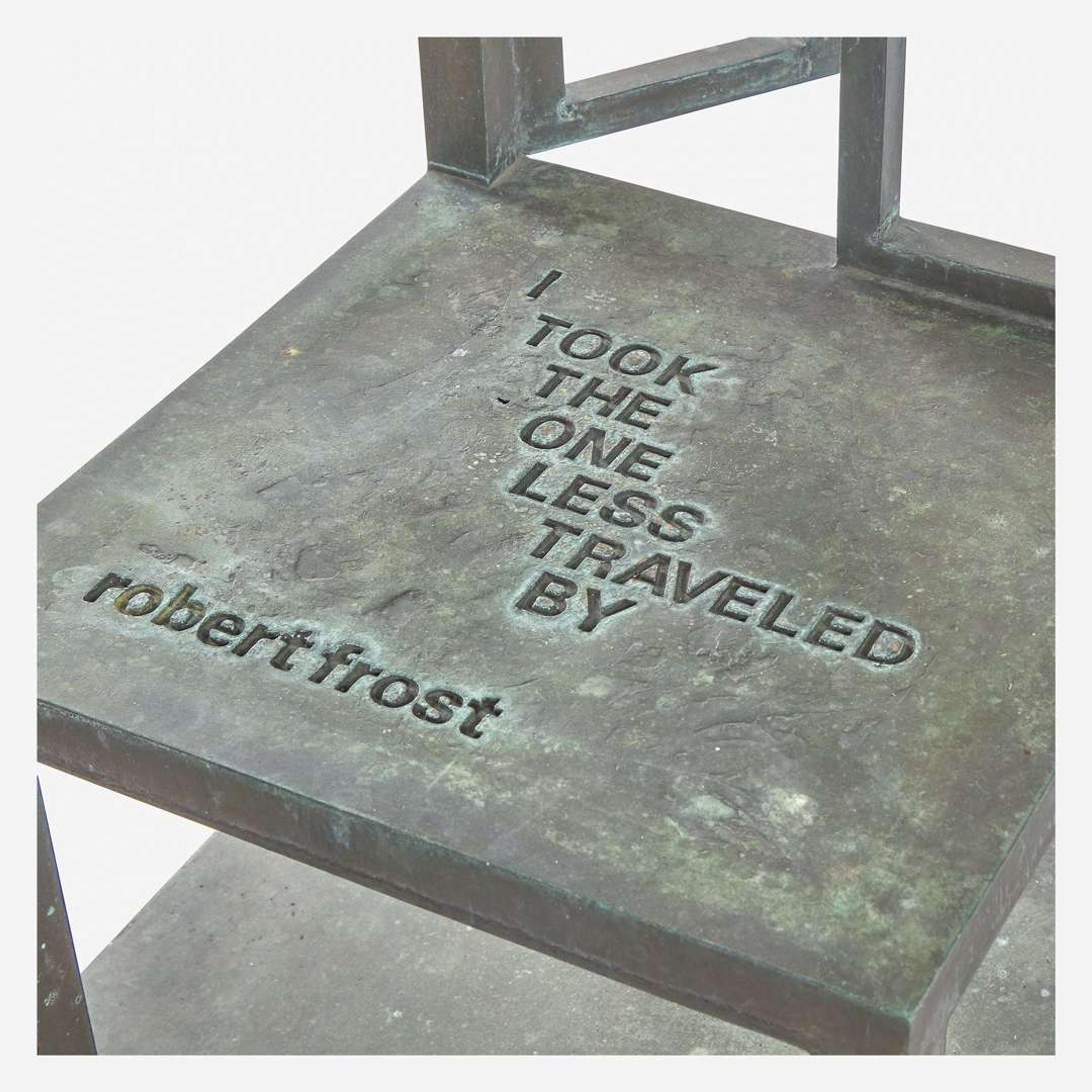 Buky Schwartz (Israeli, 1932-2009) Five Chairs with Poems, 1994