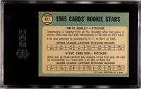 A 1965 Topps Steve Carlton Rookie Baseball Card No. 477 (SGC 5 EX)