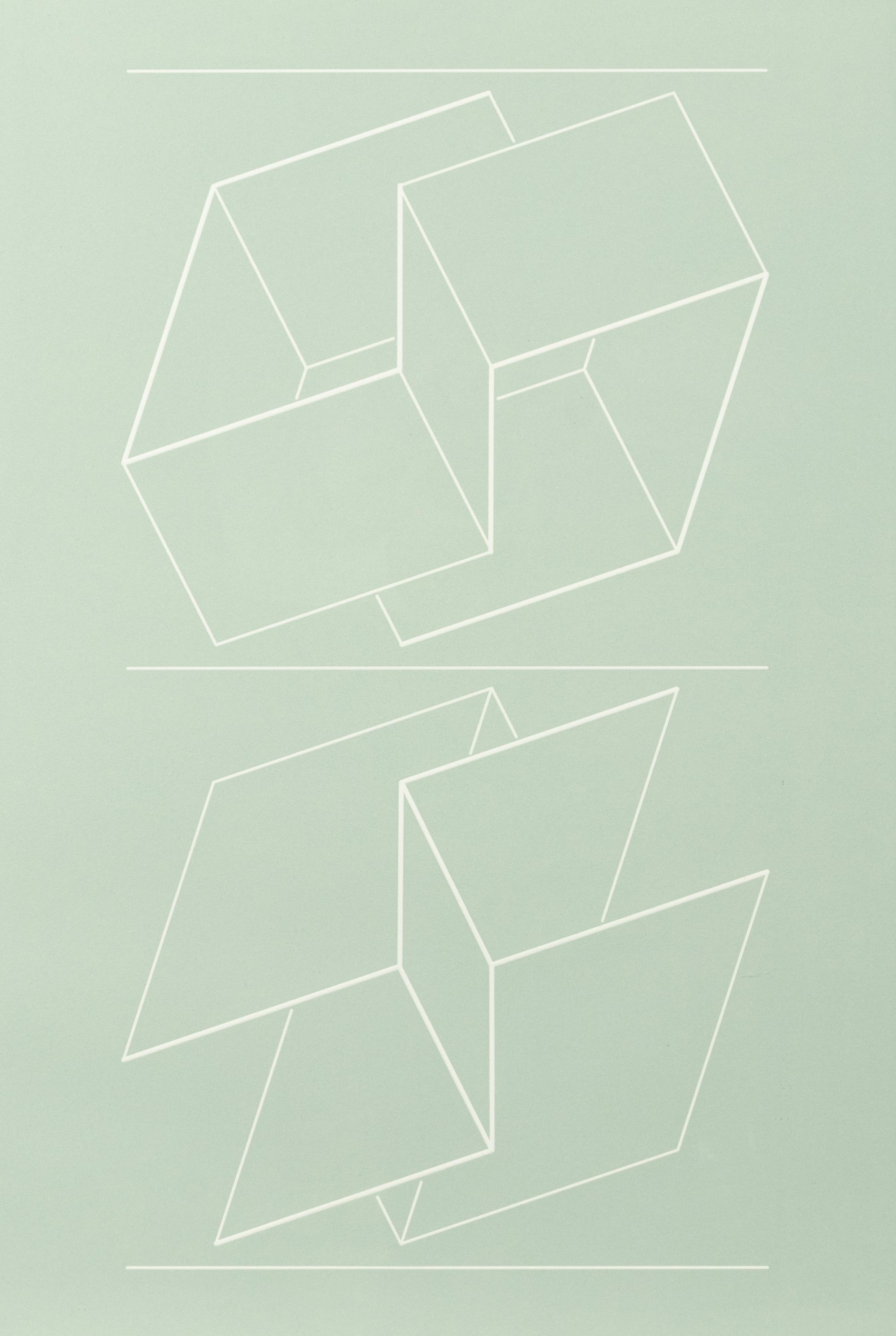 White Embossing on Gray: I-X (complete series)