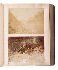 [EARLY PHOTOGRAPHY - WESTERN AMERICANA]. Album containing photographs documenting Robert B. Stanton's Survey of the Colorado River, 1889.