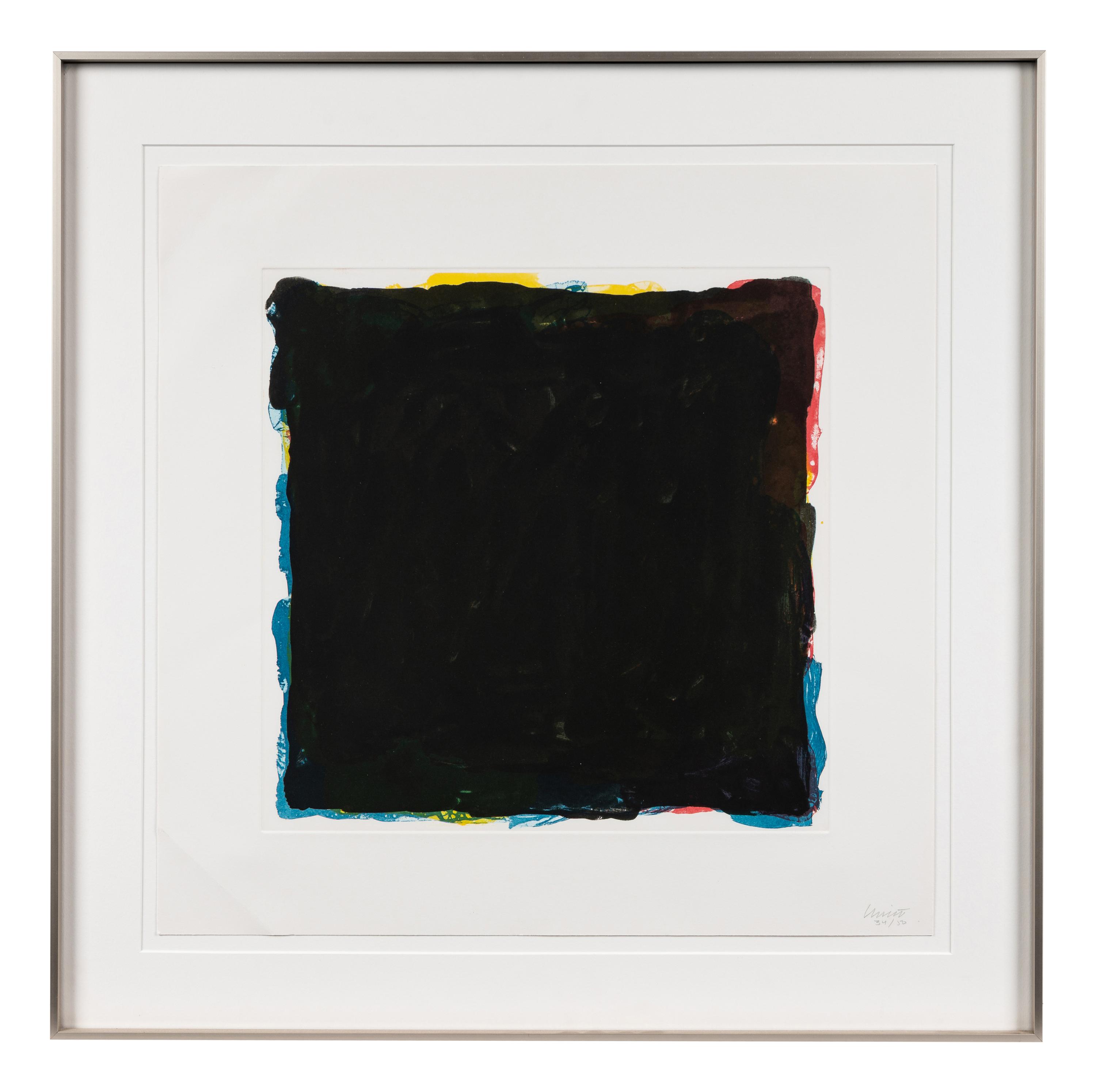 Red, Yellow, Blue and Black Irregular Brick Superimposed