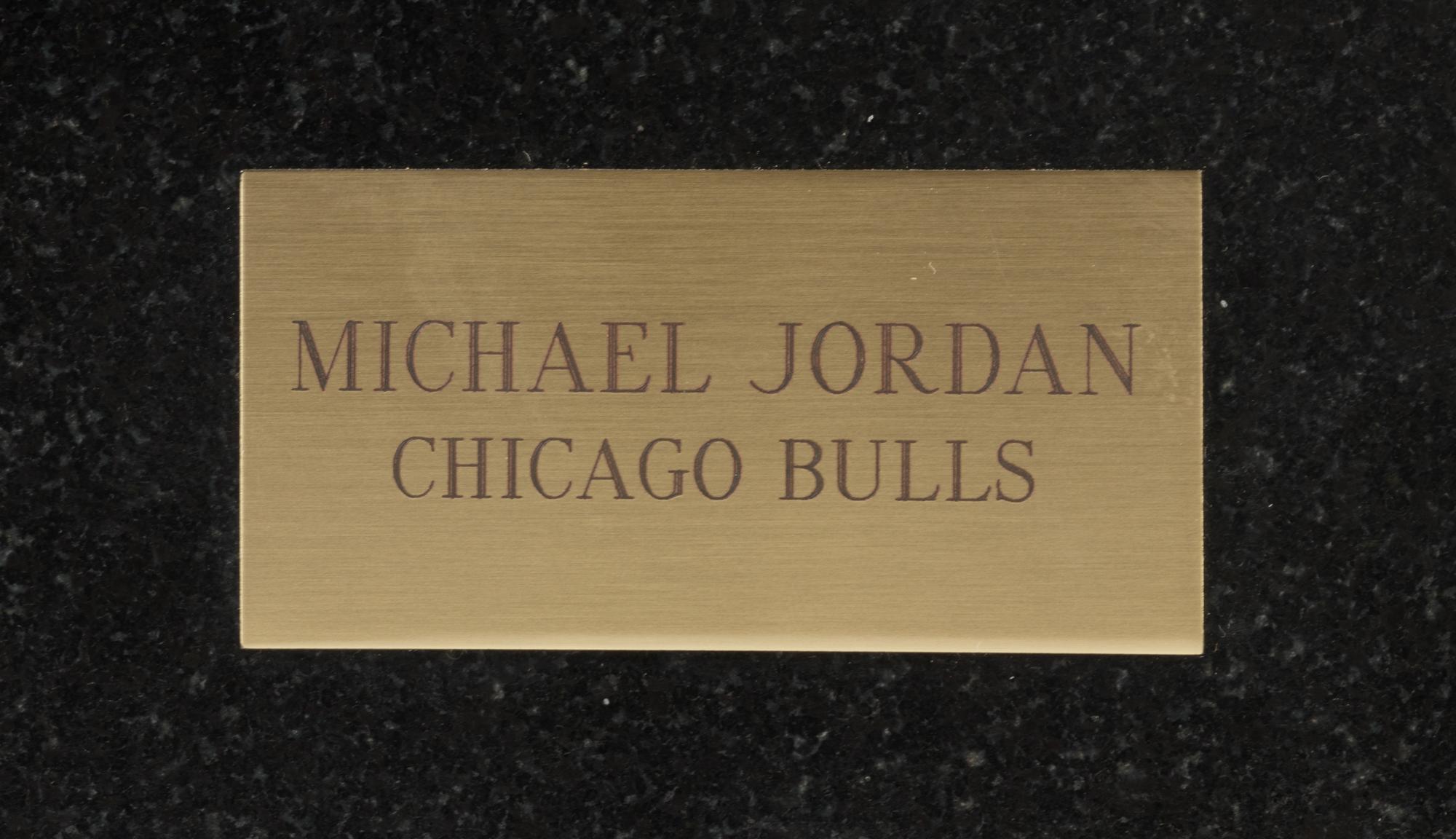 A 1994 Michael Jordan United Center Bronze Maquette, "The Spirit,"