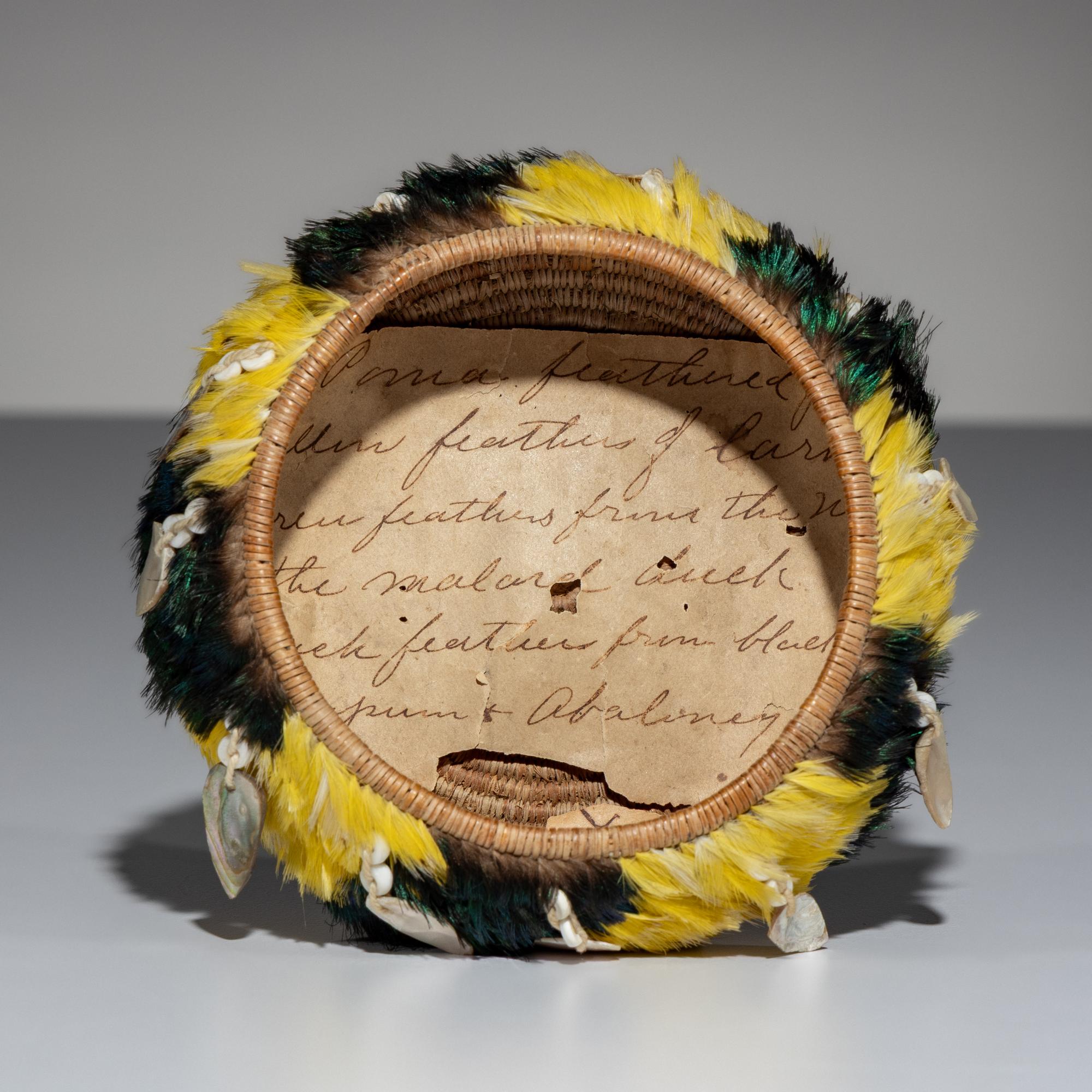 Pomo Gift Basket, with Old Collection Note