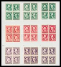 A Collection of United States Regular Issue Stamps — 1912-1917