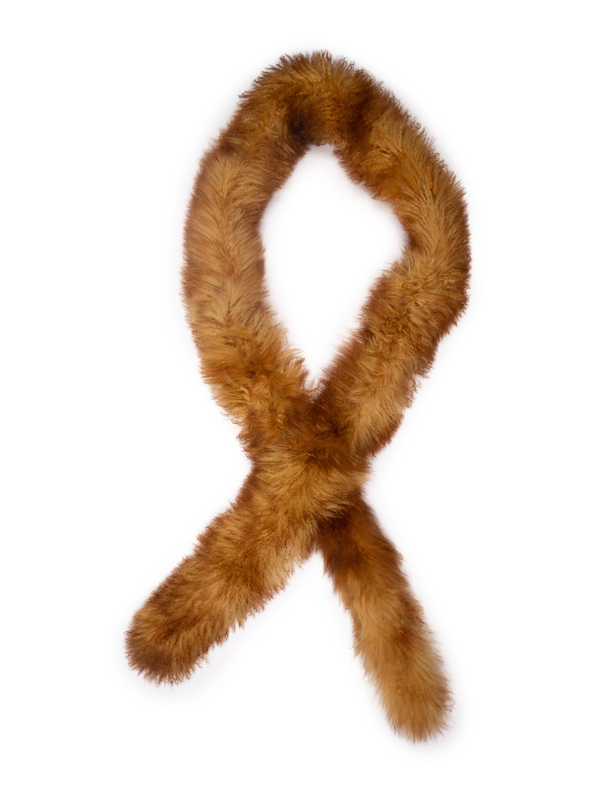 Two Fendi Mongolian Lamb Fur Stoles