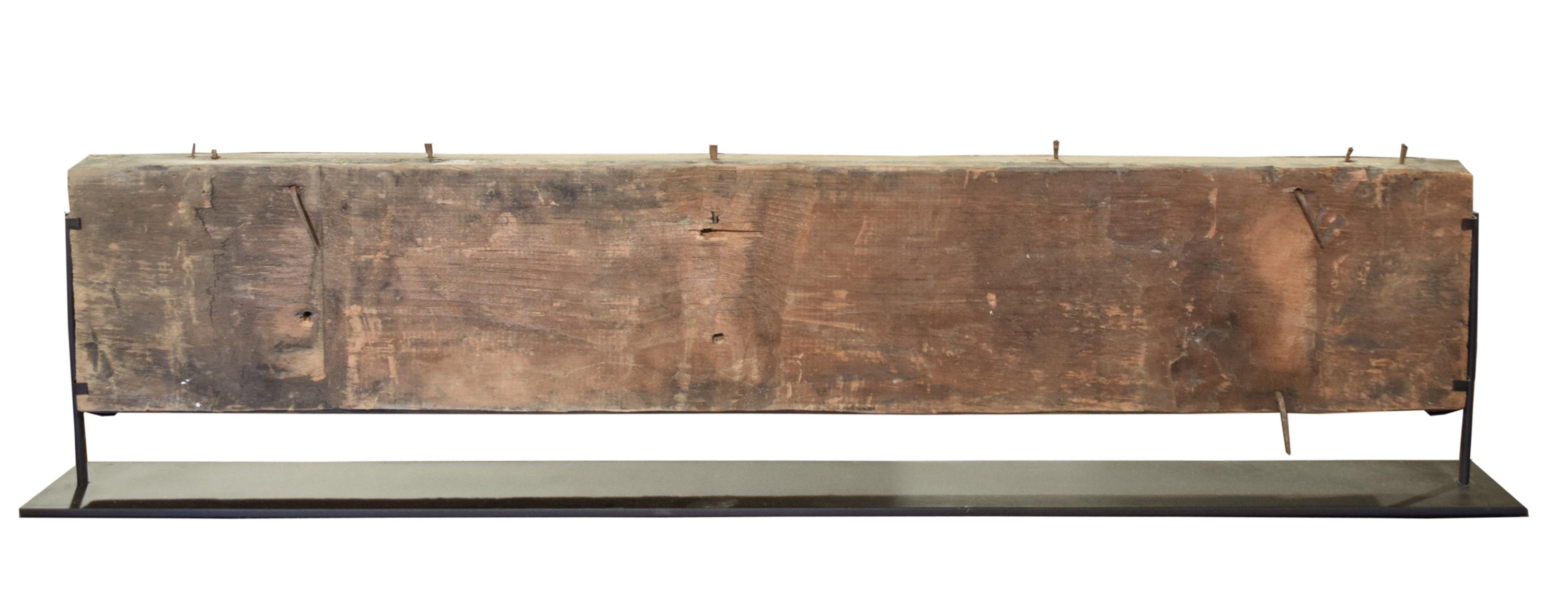 A Sullivan Designed Pine Panel from the James Charnley House by Adler & Sullivan 35" W x 3" D x 8.25" H — United States, 1892