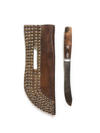 Northern Plains Tacked Knife Sheath, with Knife