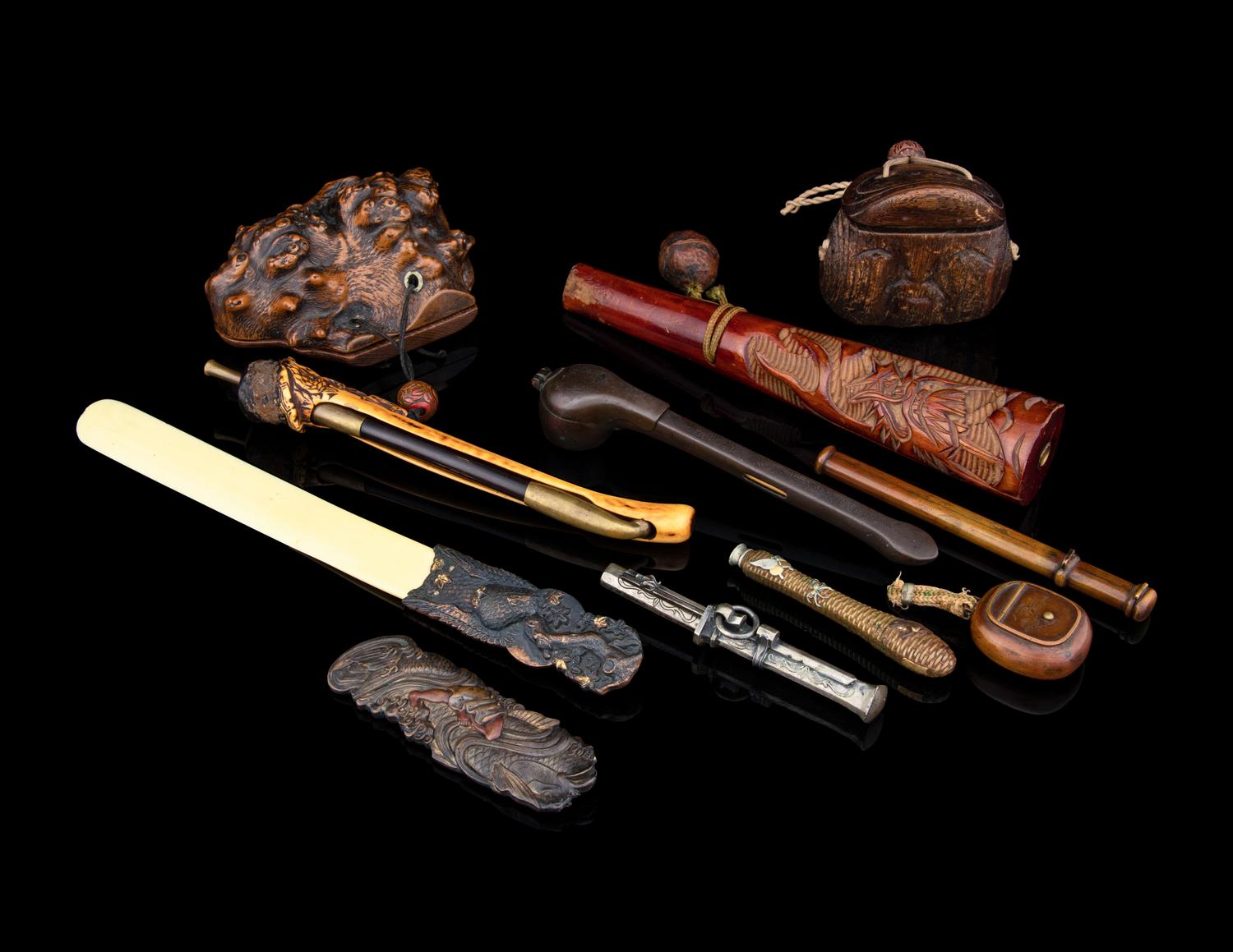 10 Japanese Scholar's Objects