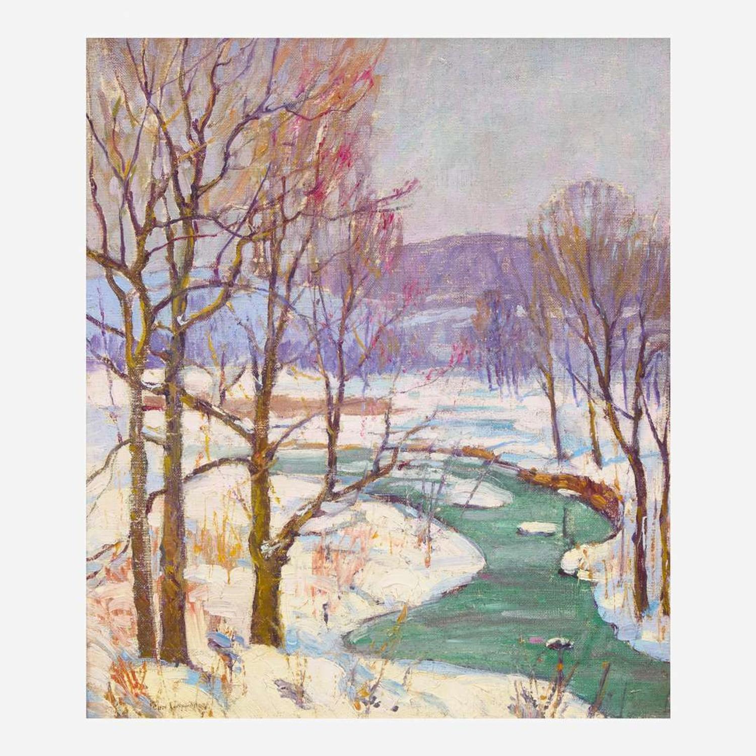Fern Isabel Coppedge (American, 1883–1951) The Winter Stream