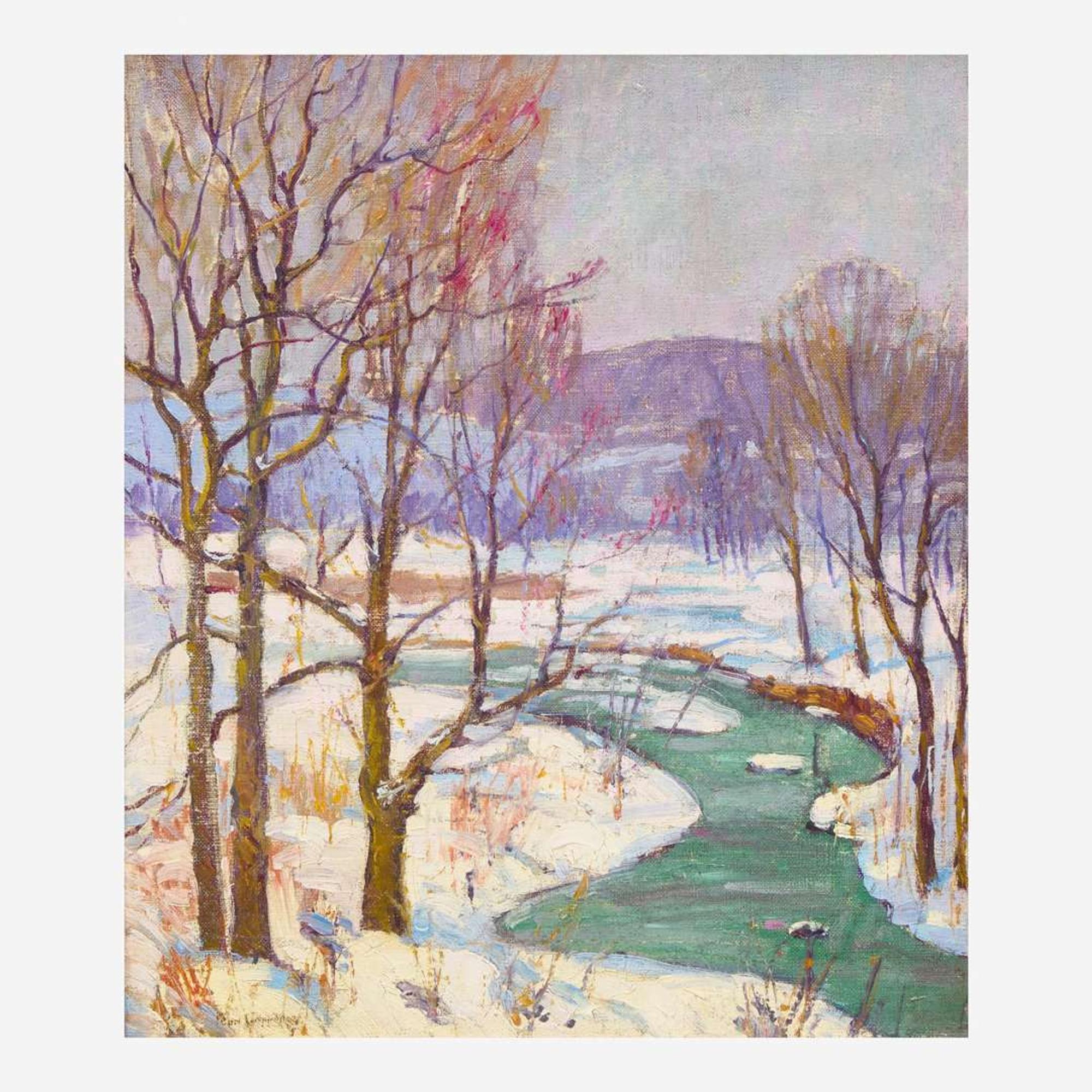 Fern Isabel Coppedge (American, 1883–1951) The Winter Stream