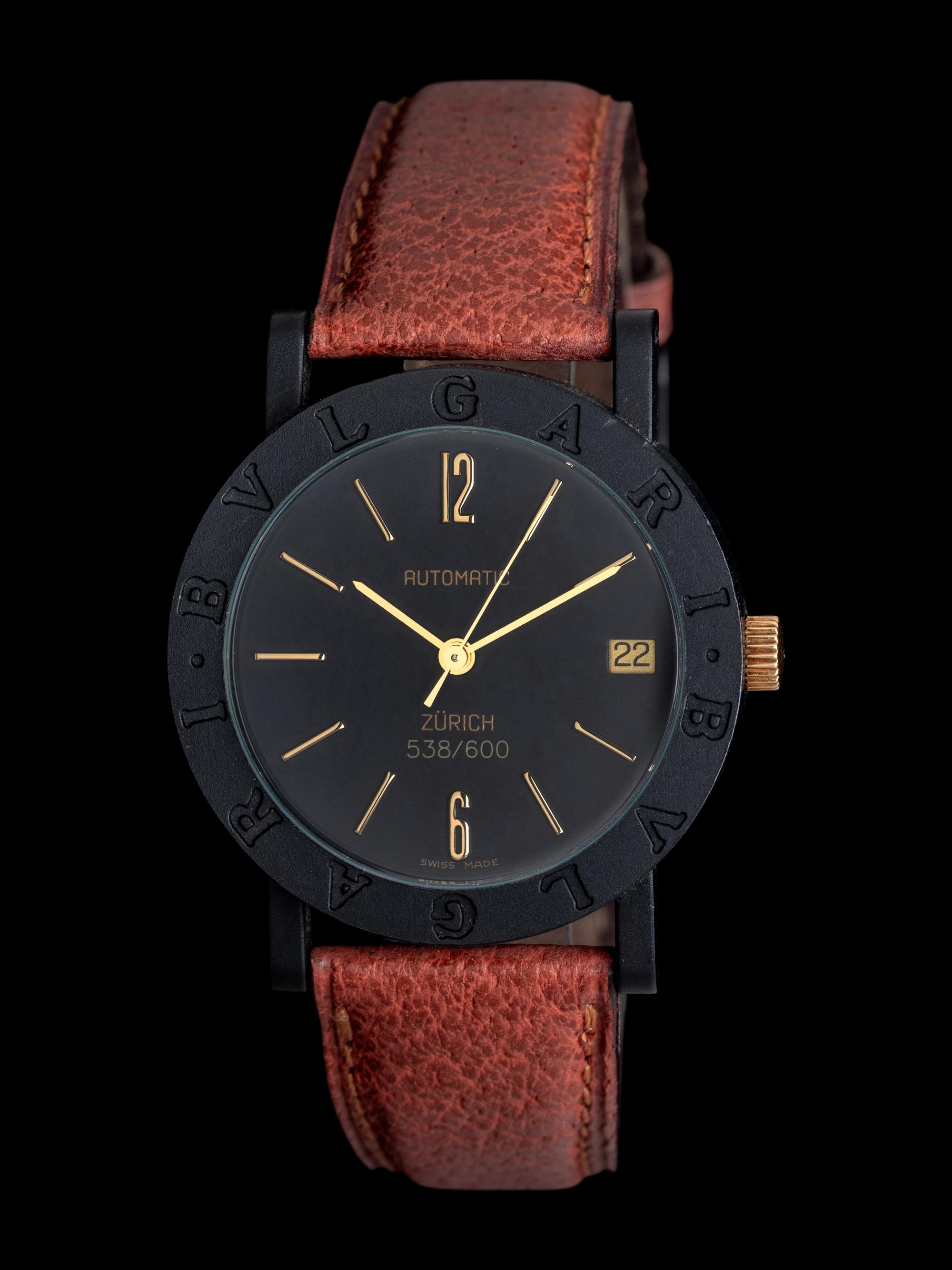 BULGARI, REF. BB33VLD LIMITED EDITION 'CARBON GOLD BULGARI ZURICH' WATCH