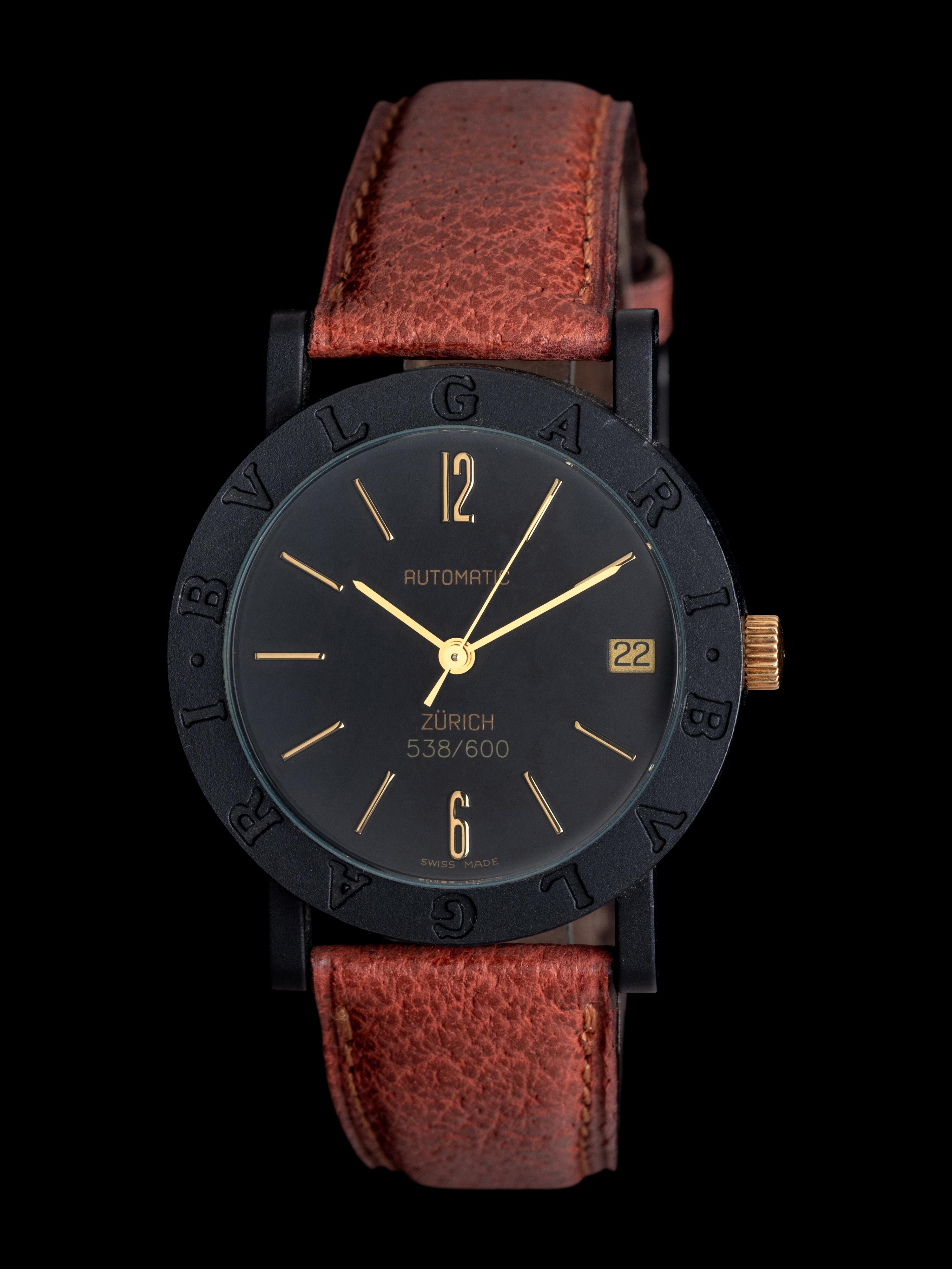 BULGARI, REF. BB33VLD LIMITED EDITION 'CARBON GOLD BULGARI ZURICH' WATCH