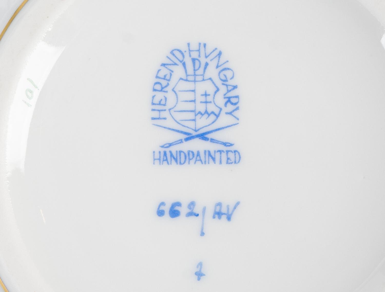 A 114-Piece Herend Porcelain Partial Dinner Service — 20TH CENTURY