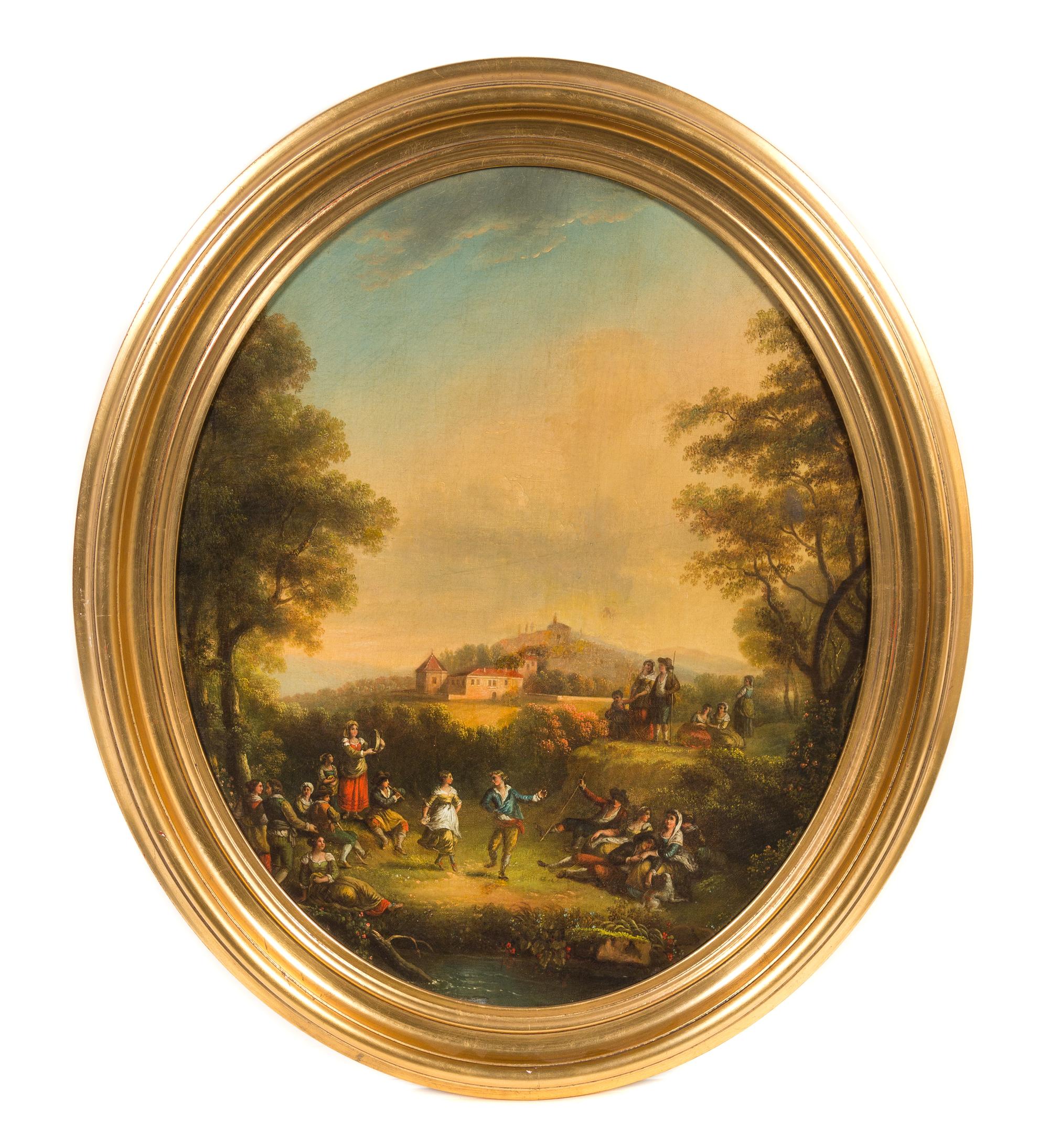 Attributed to Francesco Zuccarelli, (Italian, 1702-1788), Musical Party