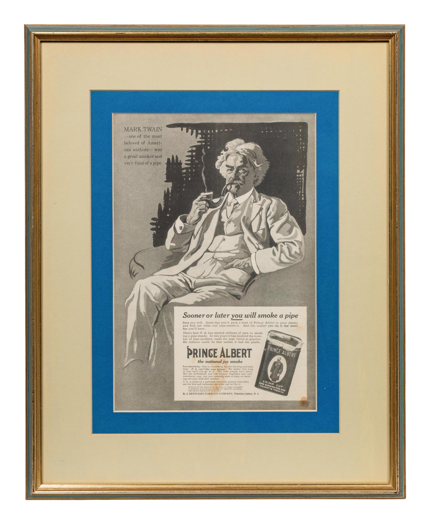 An Advertisement for Prince Albert Tobacco