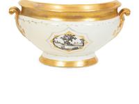 A French Porcelain Tureen and Platter