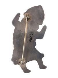 Zuni Silver and Mosaic Inlay Rainbow Man Pin / Brooch